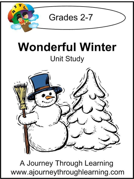 Wonderful Winter Unit Study - A Journey Through Learning Lapbooks 