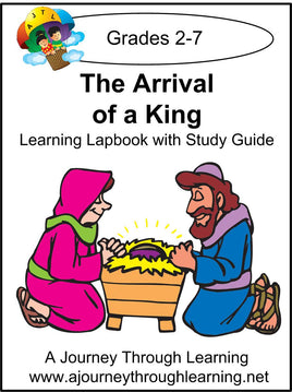 Jesus-Arrival of a King Lapbook with Study Guide