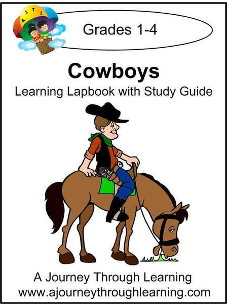 Cowboys Lapbook with Study Guide - A Journey Through Learning Lapbooks 