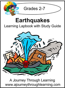 Earthquakes Lapbook with Study Guide - A Journey Through Learning Lapbooks 
