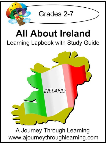 Ireland Lapbook with Study Guide - A Journey Through Learning Lapbooks 