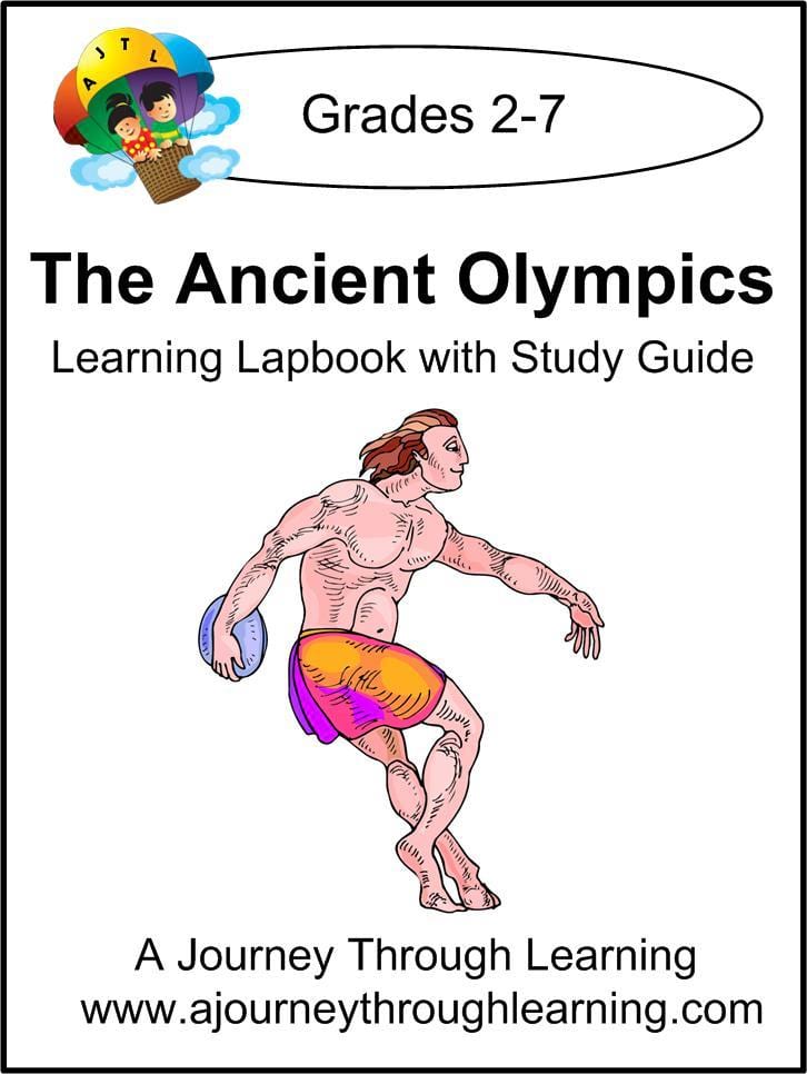 Ancient Olympics Lapbook with Study Guide - A Journey Through Learning Lapbooks 