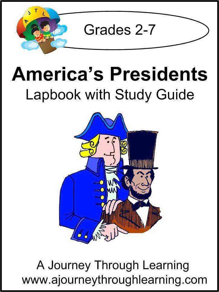 Presidents Lapbook with Study Guide - A Journey Through Learning Lapbooks 