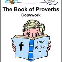 Book of Proverbs Copywork (printed letters) - A Journey Through Learning Lapbooks 
