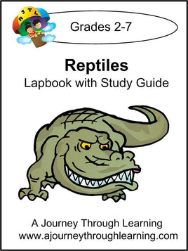 Reptiles Lapbook with Study Guide - A Journey Through Learning Lapbooks 