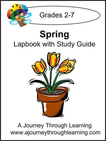 Spring Lapbook with Study Guide - A Journey Through Learning Lapbooks 