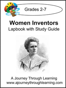 Inventors (Women) Lapbook with Study Guide - A Journey Through Learning Lapbooks 
